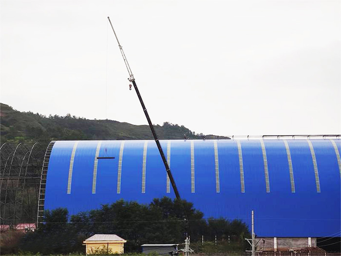 井冈山煤棚网架工程